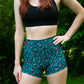 Garden Leopard - Short Shorts