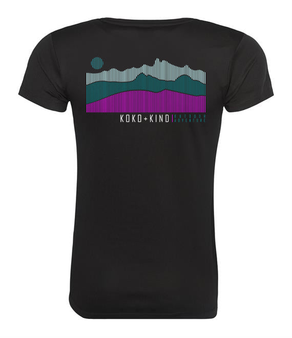 Black Adventure Tee - koko+kind Running Uk